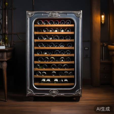 独特复古海尔红酒柜，保温品质佳