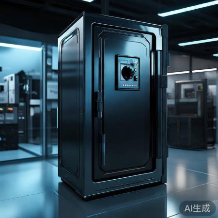 高科技保险柜，生物识别解锁，安