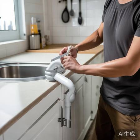 量洗衣机下水管外径辨尺寸