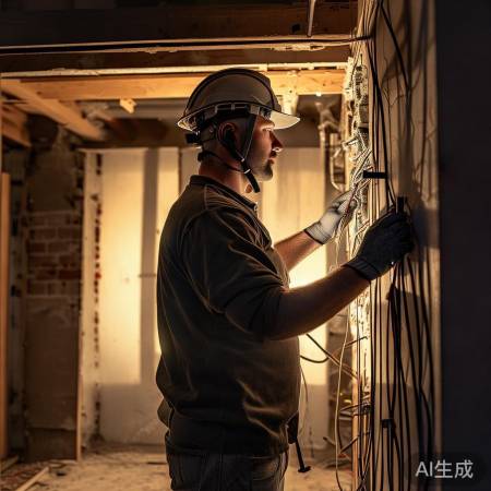 用电安全，谨防触电。