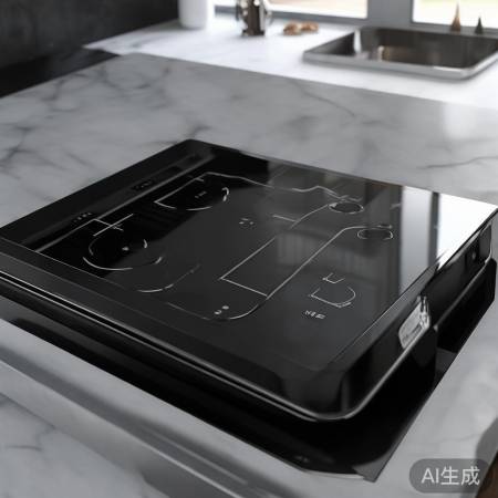 新型集成灶,锂电池更安全。