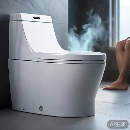 智能马桶自动冲洗,暖冬畅享清洁