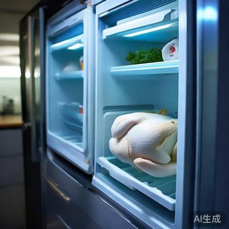冷藏室下层宜存肉类,保鲜佳选。