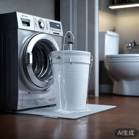 洗衣机废水冲厕，节水妙法。
