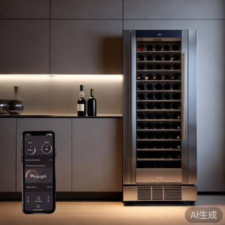 智能酒柜,科技便利,尽享美酒。