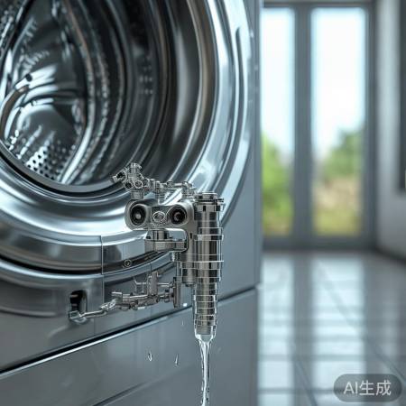 洗衣机混水阀，尺寸选对防漏水。