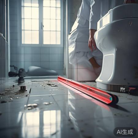 测量旧位,找平地面,装新马桶