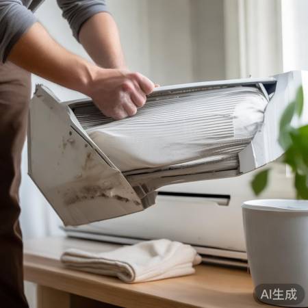 空调过滤网定期清洗,保证制冷效