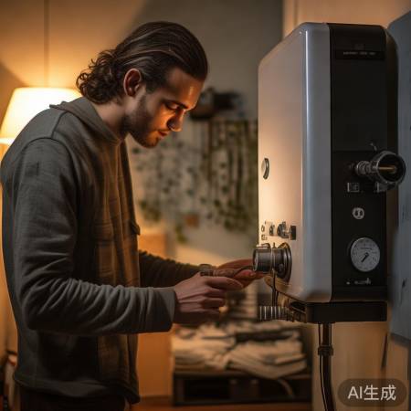 壁挂炉水压需检查，影响水温。