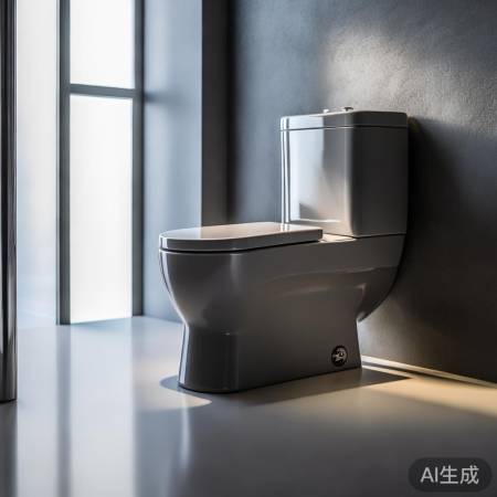 时尚灰色马桶，低调奢华新潮流。