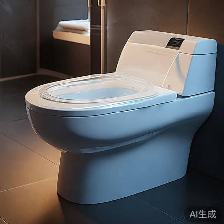 自动感应防溅盖板，便捷卫生。