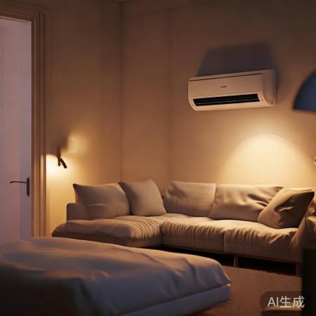 空调噪音低选型佳，夜用40分贝