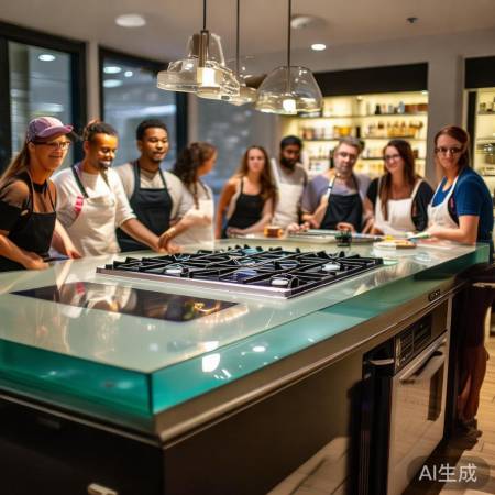 集成灶玻璃台面定制,厨房神器升