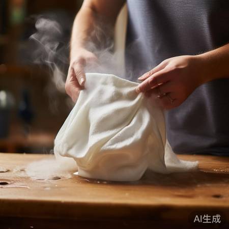 热敷软化橡胶,轻松松动接口