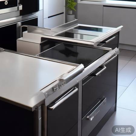 厨房预留空间,烟道直通优排烟