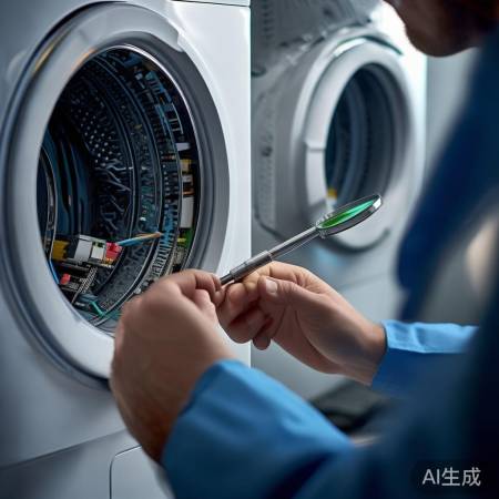 检修洗衣机电路，紧固或更换损坏