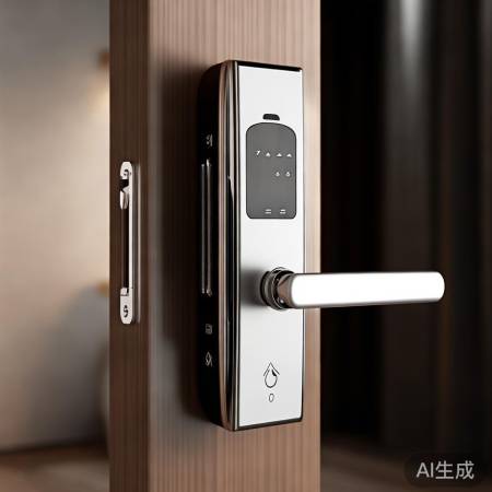 现代质感猫眼锁,一触即开多解锁