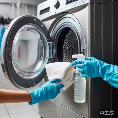 洗衣机保养小技巧,预防细菌,清