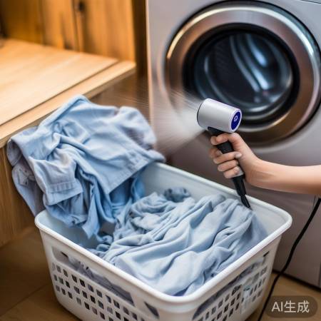 无烘干洗衣机，吹风除皱速干法
