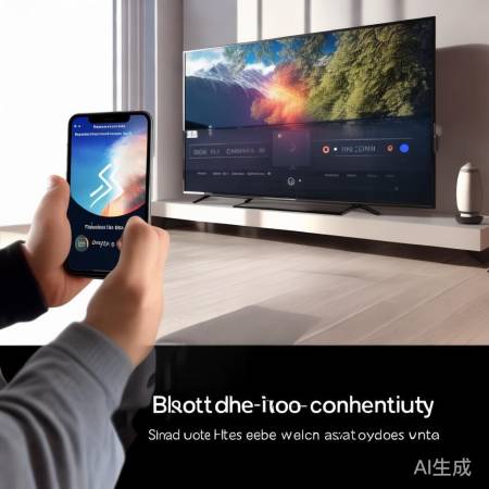 智能电视,蓝牙投屏,语音控制。