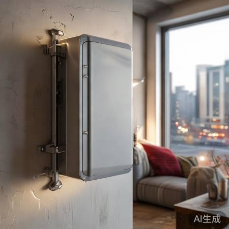 “壁挂炉加支架,防震安全有保障