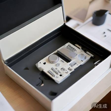 小心拆包装,指纹锁零件别丢。