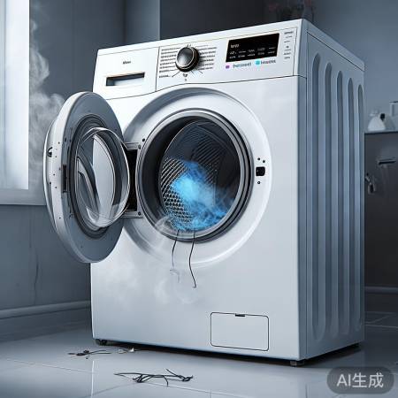 洗衣机故障:水位传感器失灵,误