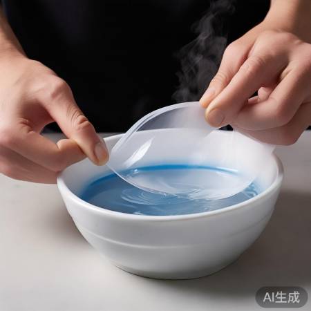 温水浸泡,撕膜更轻松