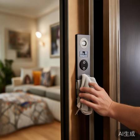 指纹锁定期清理，防误判，保寿命