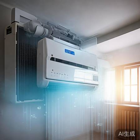 调试挂机,调温室内机,温度下降