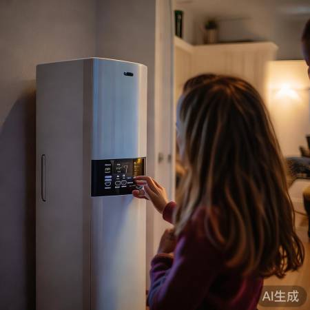 壁挂炉自检后,调旋钮设出水温度