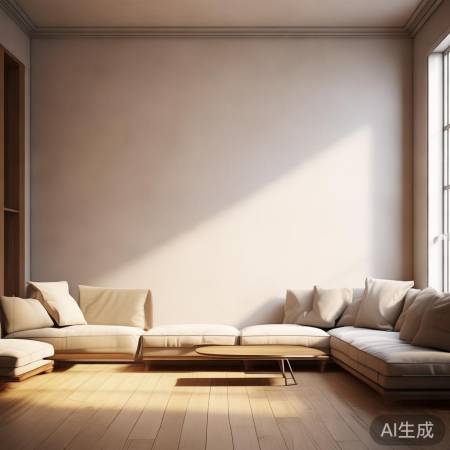 简约空间忌空置,影响美观。