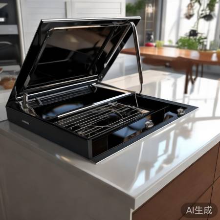 南丰翻盖灶台,时尚翻盖,烹饪利