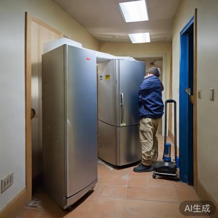 冰箱搬运小技巧:上下分装,侧支