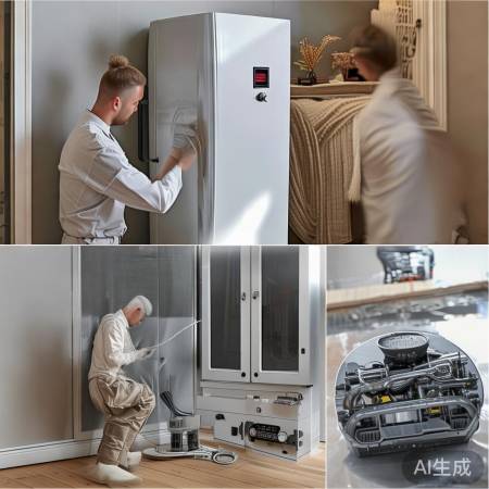 壁挂炉保养,一年一次,换热器清