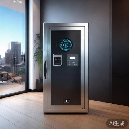 人脸识别保险柜，安全远程监控。