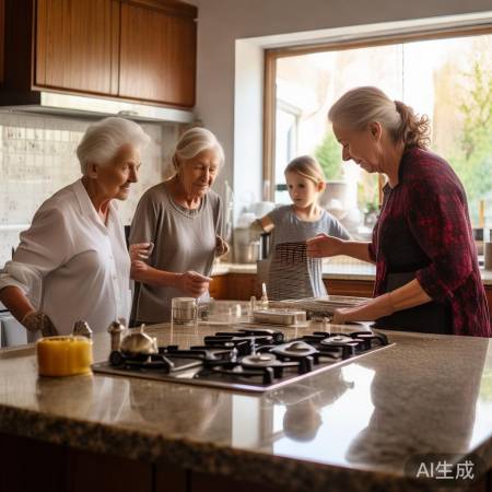 灶台黄金高度70-75cm，老
