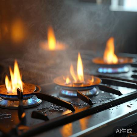 燃气燃烧，水分蒸散留器具