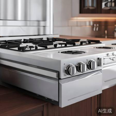 红日燃气灶CSBRP,简约美观