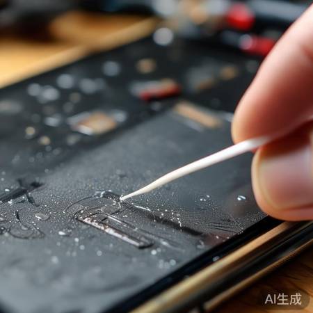 指纹膜损坏，酒精擦拭，可换新！