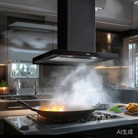 海信905油烟机,智能感应,轻