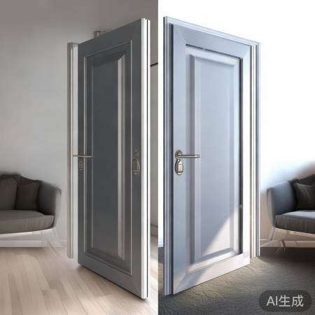 盼盼防盗门:材质光滑达标,正品