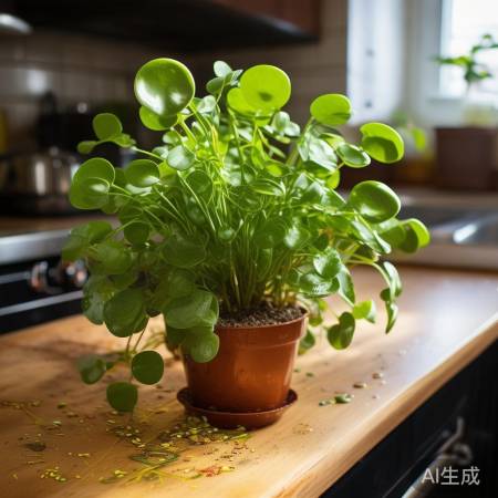 油烟机油害铜钱草，需定期清理油