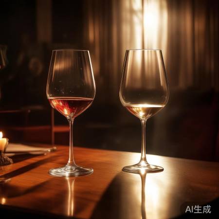 红酒杯摆放避光保材质