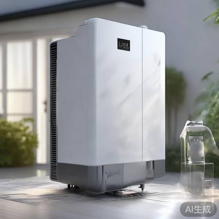 “空气能热水器自动排空，无需担