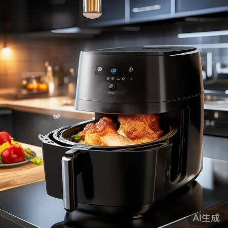 空气炸锅炸鸡腿,健康美味简单学