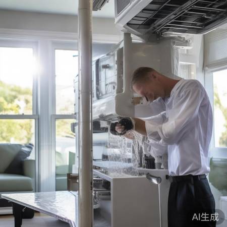 空调水更换步骤,防空气入系统。