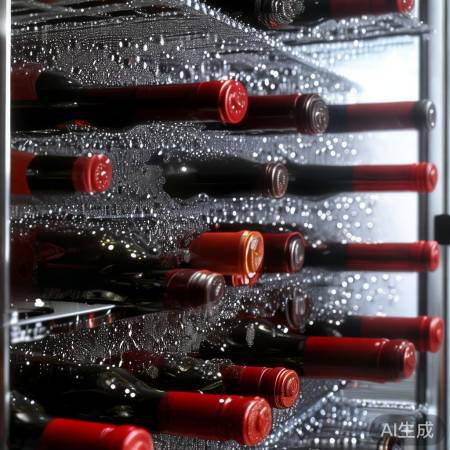 红酒柜起水珠，密封与温湿失控。