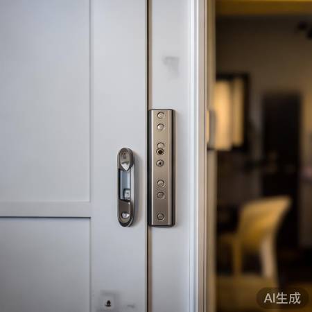 指纹锁安装位置宜考，避免天气影