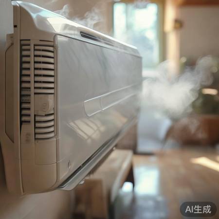 蒸发器吸热降温，夏日清凉相伴。